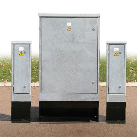 green electrical pillar box|external lighting feeder pillar.